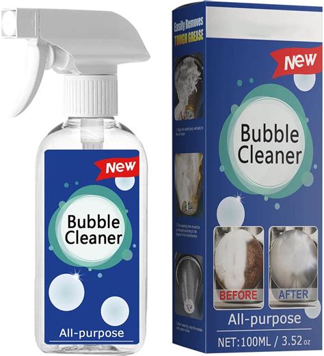 Bubble cleaner reviews - 100ML All-Purpose Kitchen Bubble Cleaner, Bubble Cleaner Foam Spray, Kitchen Heavy Oil Stain Cleaner, Powerful Stain Removing Foam Cleaner, Degreaser for Kitchen, Oven etc (2PCS) Spray. 2. £1299 (£64.95/l) Get it Monday, 20 Nov - …